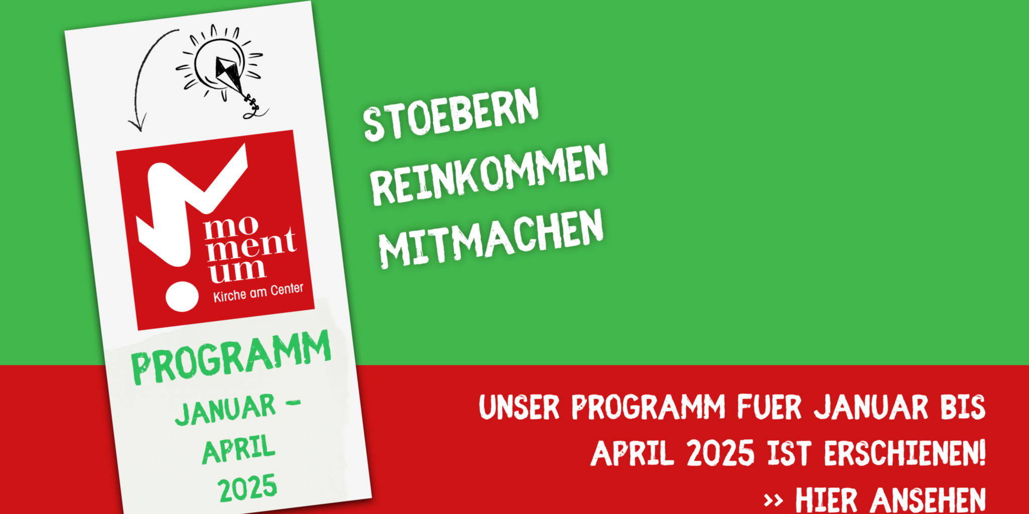 momentum-Programm Januar bis April 2025 erschienen