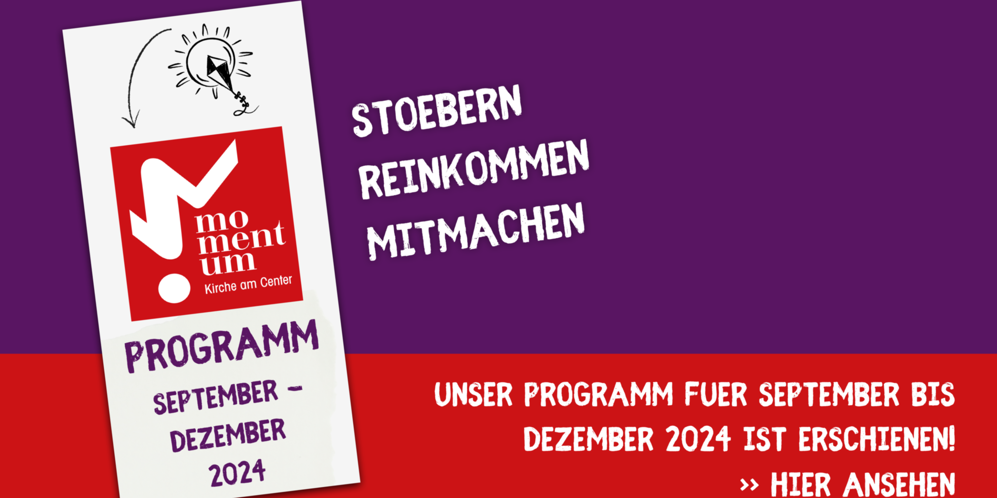 momentum-Programm September bis Dezember 2024 erschienen